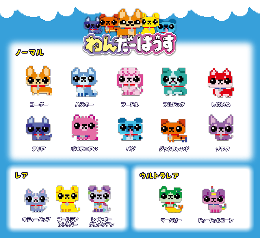 「わんだーはうす」キャラクター